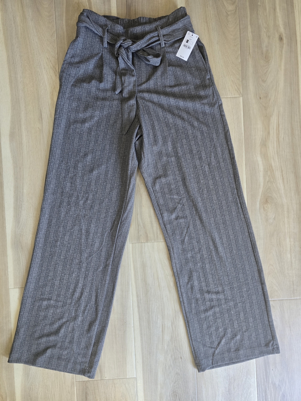 Ardene Women's Ribbed Wide-Leg Pants